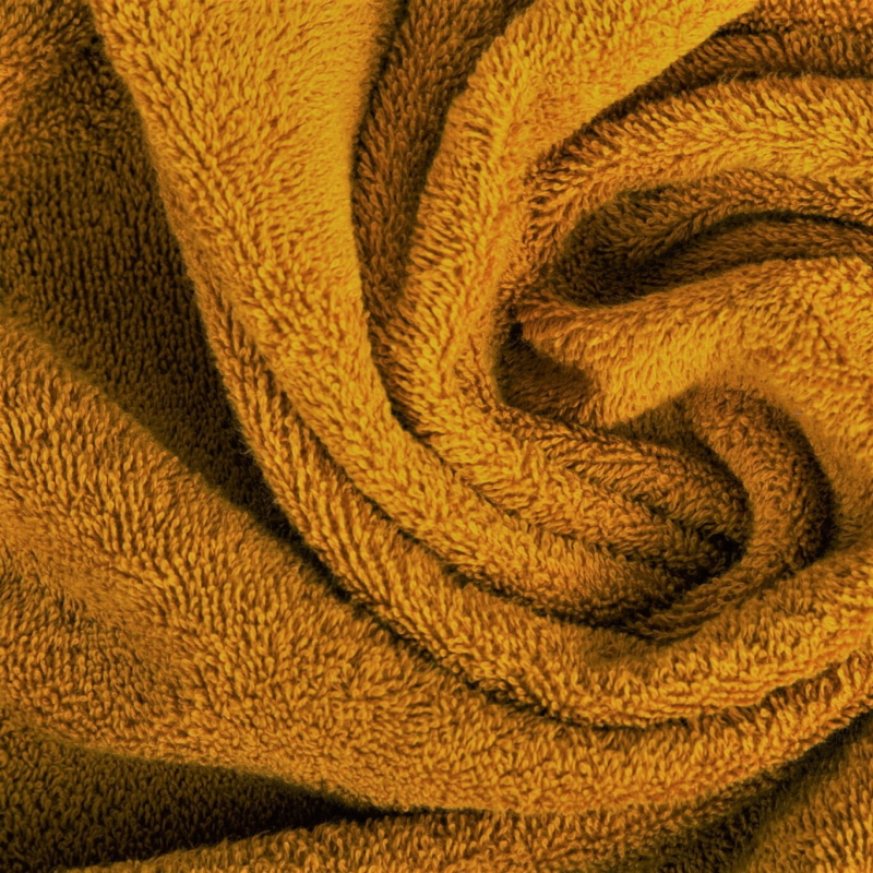 Mustár luxus pamut törölköző 30x30 cm