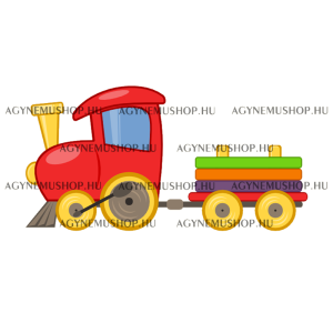 Vonat vasalható ovis jel csomag (10db)